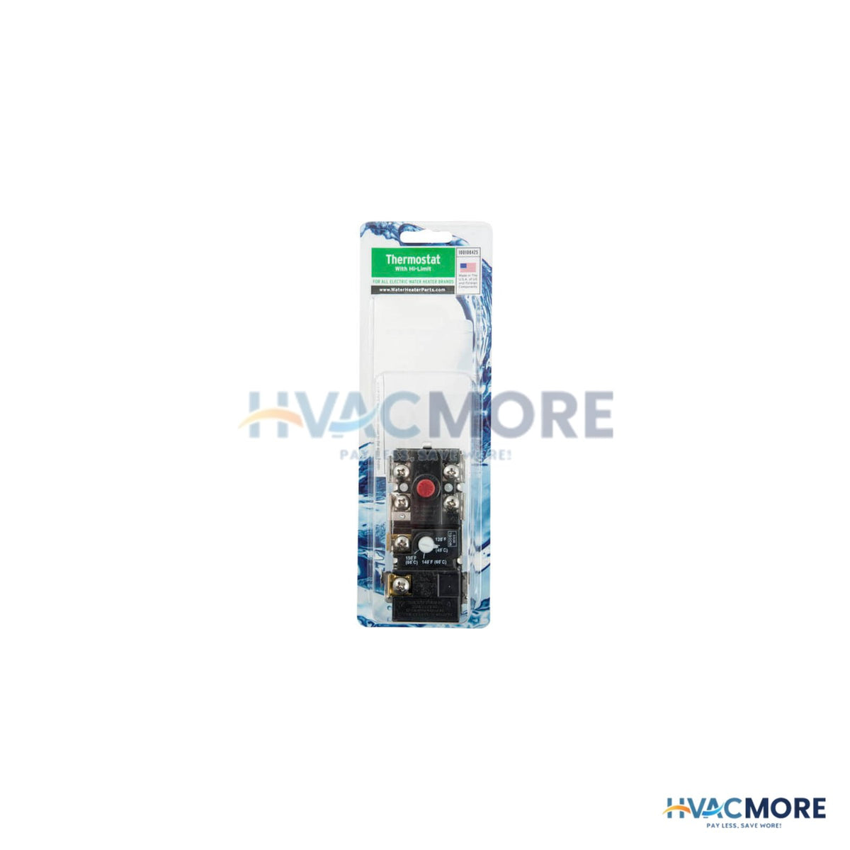 AO Smith Kit, Thermostat W/cover, WH9-6, Lower, 10 100108425
