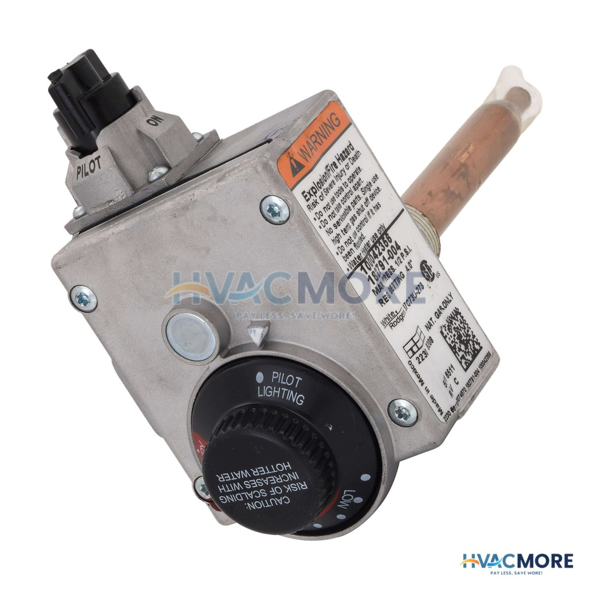 AO Smith Gas Control Valve Kit (Natural Gas) 100109217