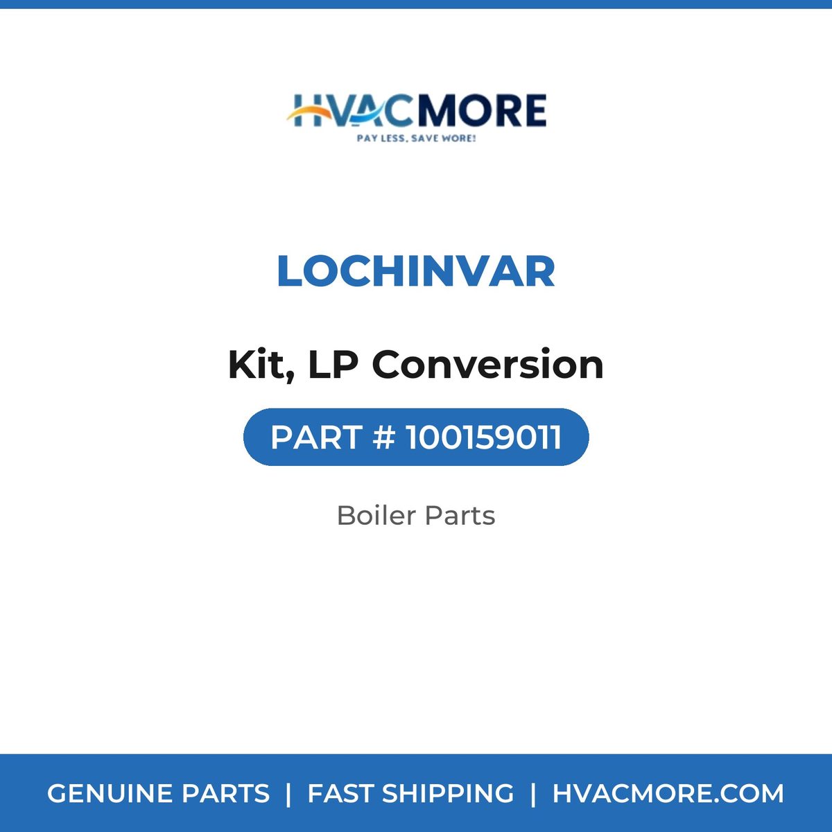 Lochinvar Kit, LP Conversion 100159011