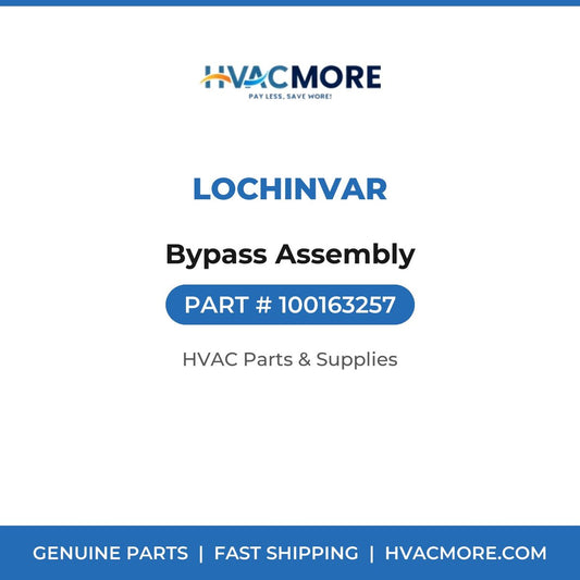 Lochinvar Bypass Assembly 100163257
