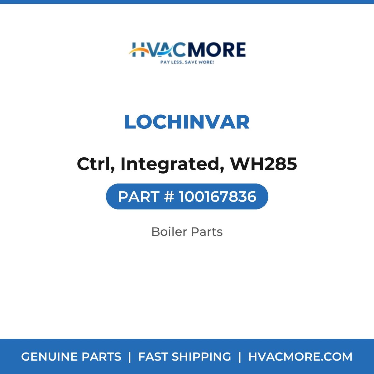 Lochinvar Ctrl, Integrated, WH285 100167836