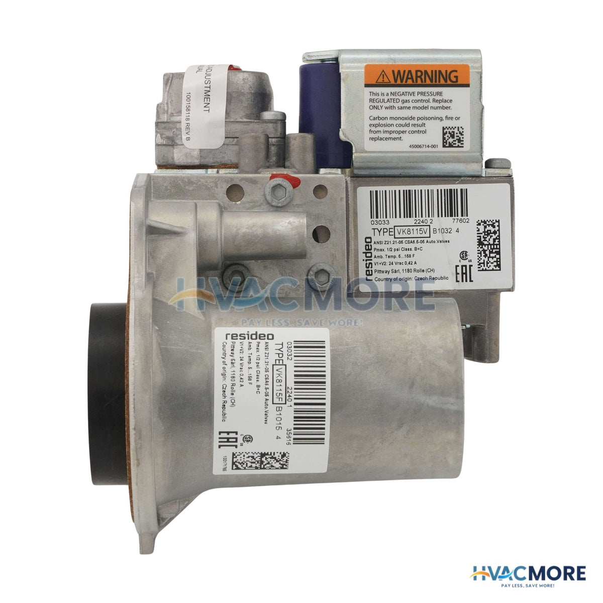 Lochinvar 24 V 1/2" Gas Valve 100172005