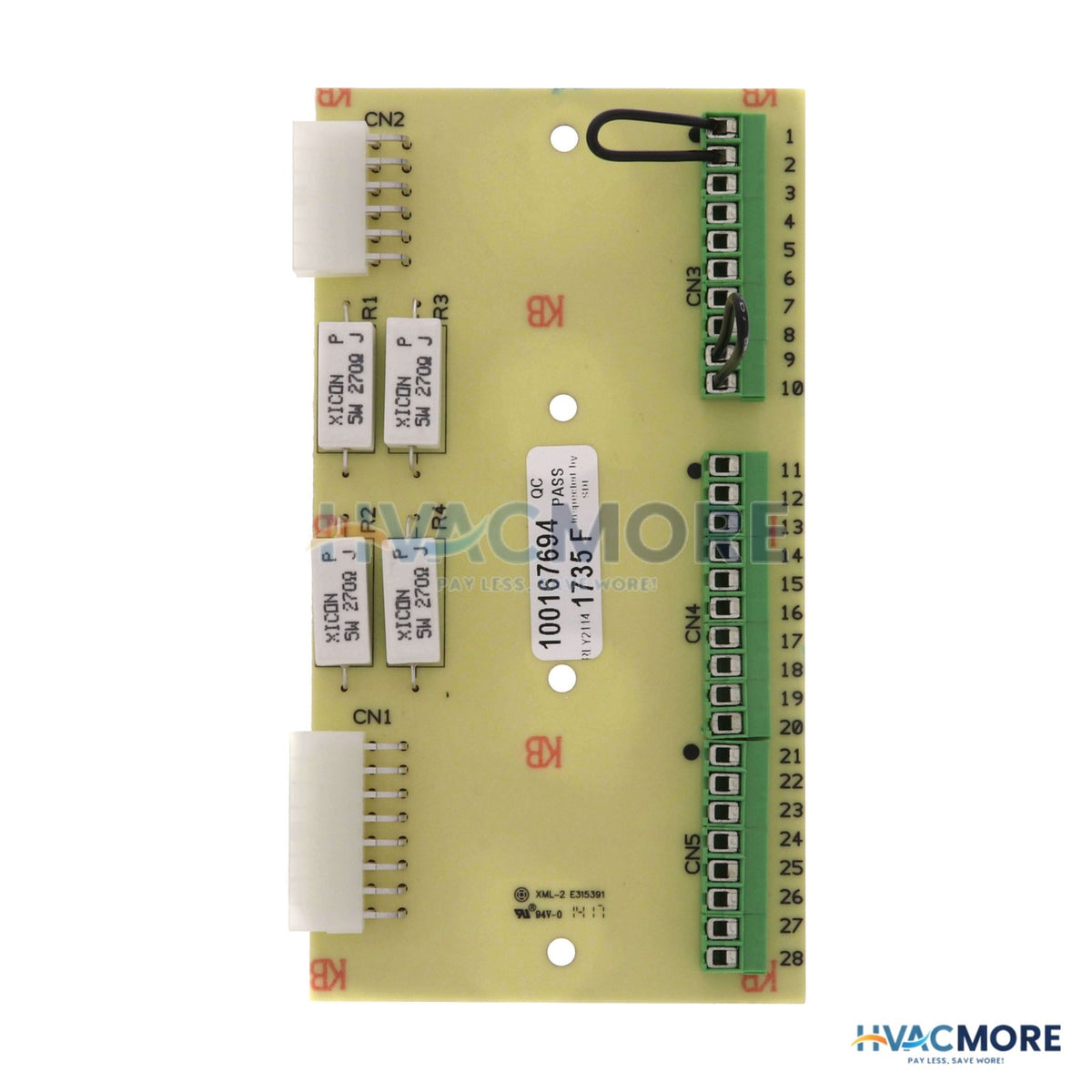 Lochinvar Low Voltage Connection Board 100208498