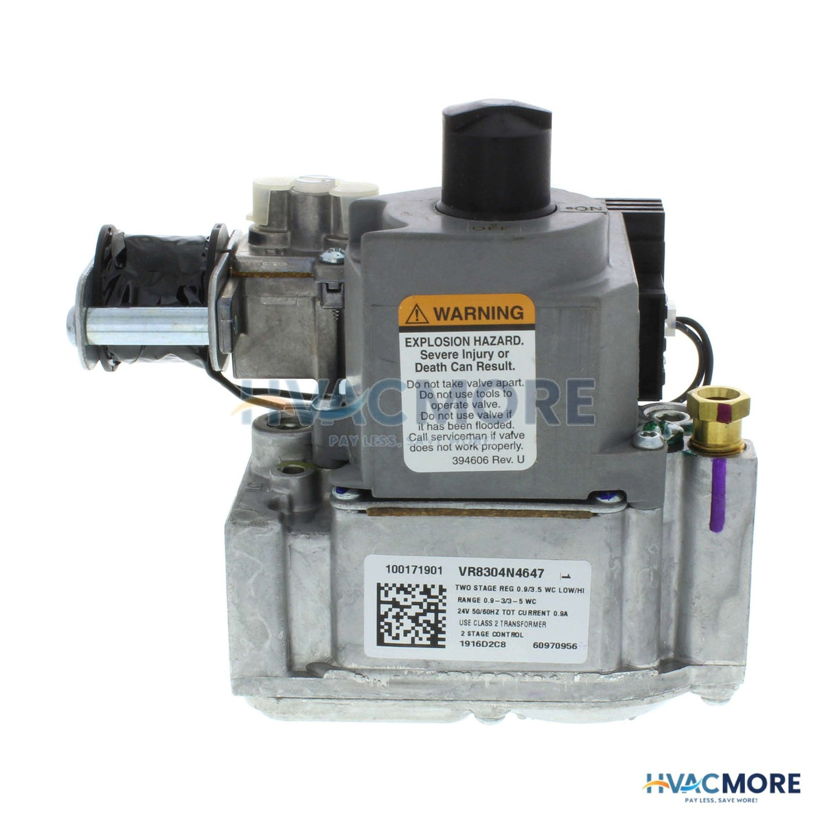 Lochinvar 24V .9"-3" WC 3/4" Gas Valve 100208614