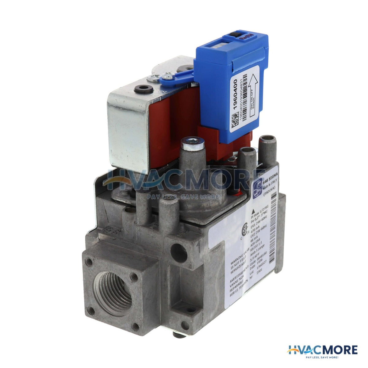 Lochinvar Gas Valve Assembly W/ Flange & Screws 100268032