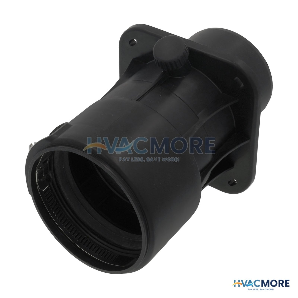 Lochinvar Flue Adapter, 3" PVC W/ Analyzer Port 100275600