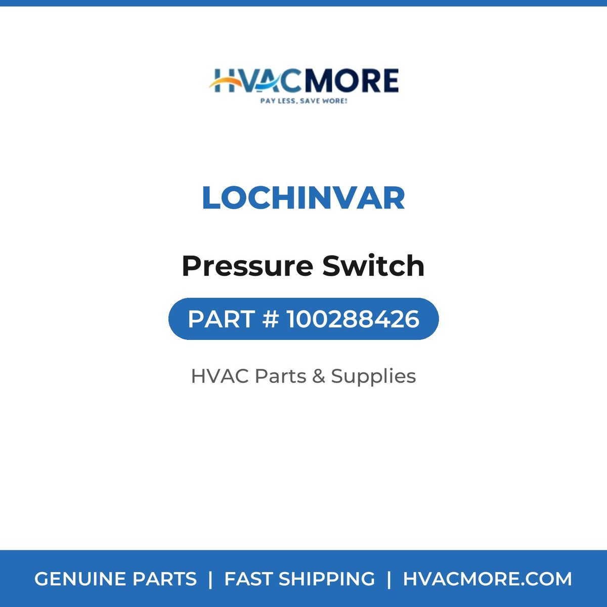 Lochinvar Pressure Switch 100288426