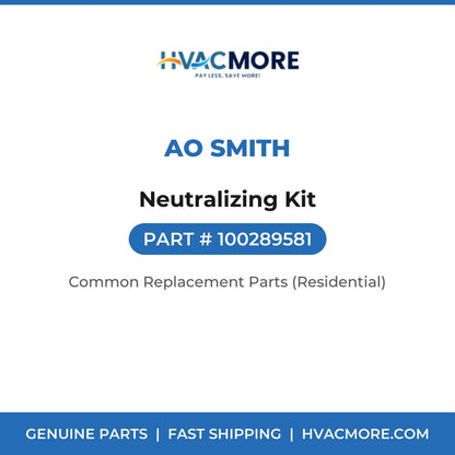 AO Smith Neutralizing Kit 100289581