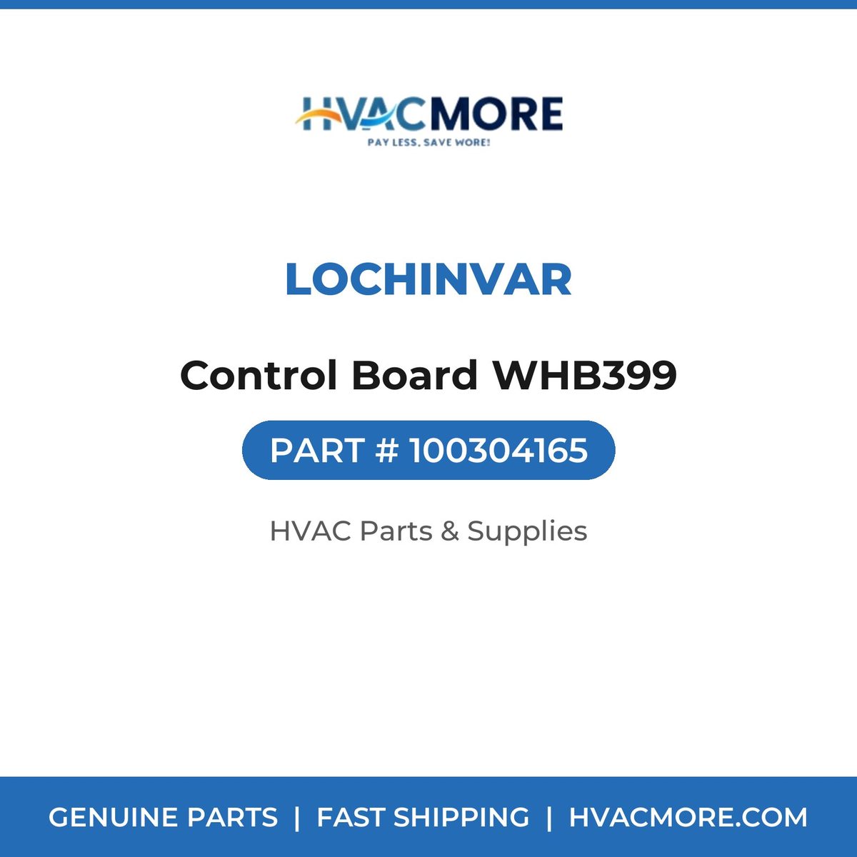 Lochinvar Control Board WHB399 100304165