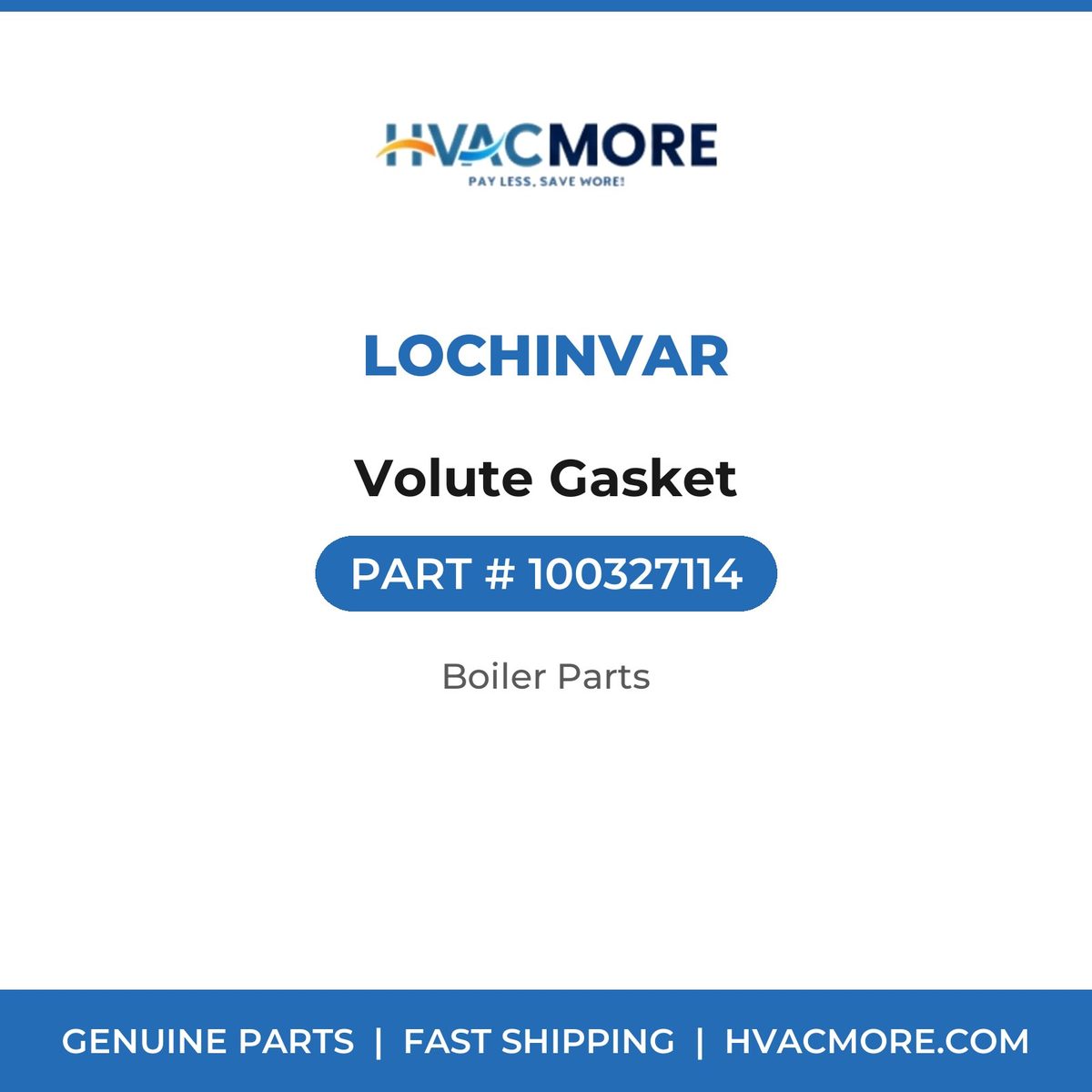 Lochinvar Volute Gasket 100327114
