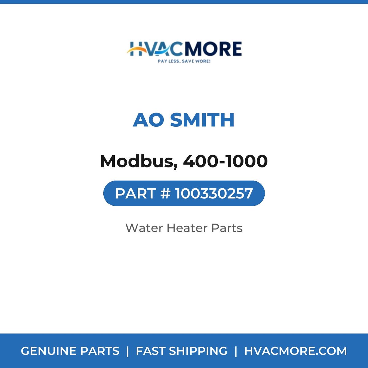 AO Smith Modbus, 400-1000 100330257