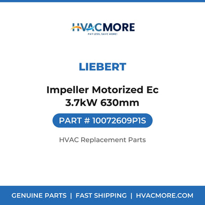 Liebert Impeller Motorized Ec 3.7kW 630mm 10072609P1S