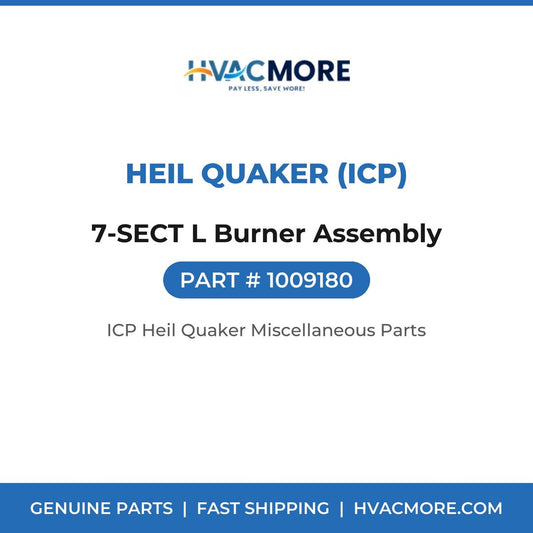 Heil Quaker (ICP) 7-SECT L Burner Assembly 1009180