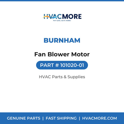 Burnham Fan Blower Motor 101020-01