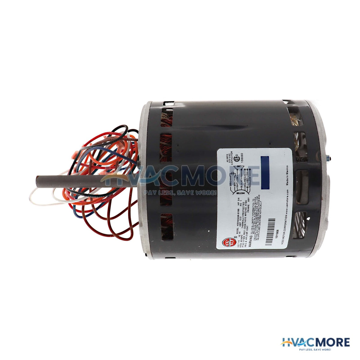Heil Quaker (ICP) 4 Speed CCW Blower Motor (3/4 HP, 900 RPM, 115V) 1011906