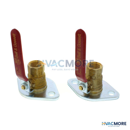 Bell & Gossett 3/4" NPT Bronze Pump Isolation Flange Set (Lead Free) 101221LF