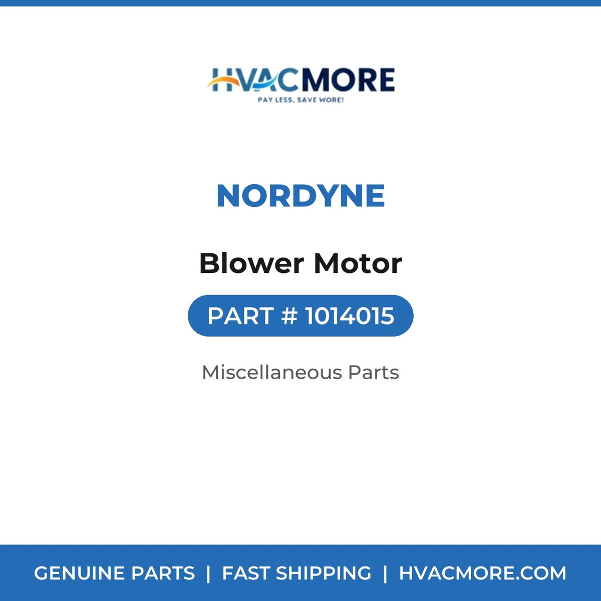 Nordyne Blower Motor 1014015