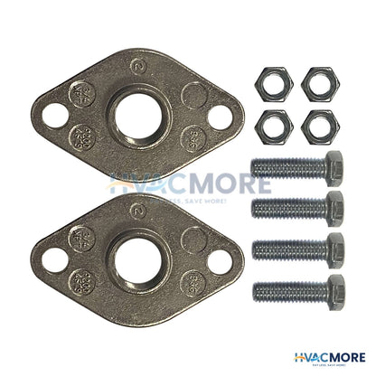Bell & Gossett 1-1/2" Stainless Steel Pump Flange, Lead Free (Pair) 101514LF