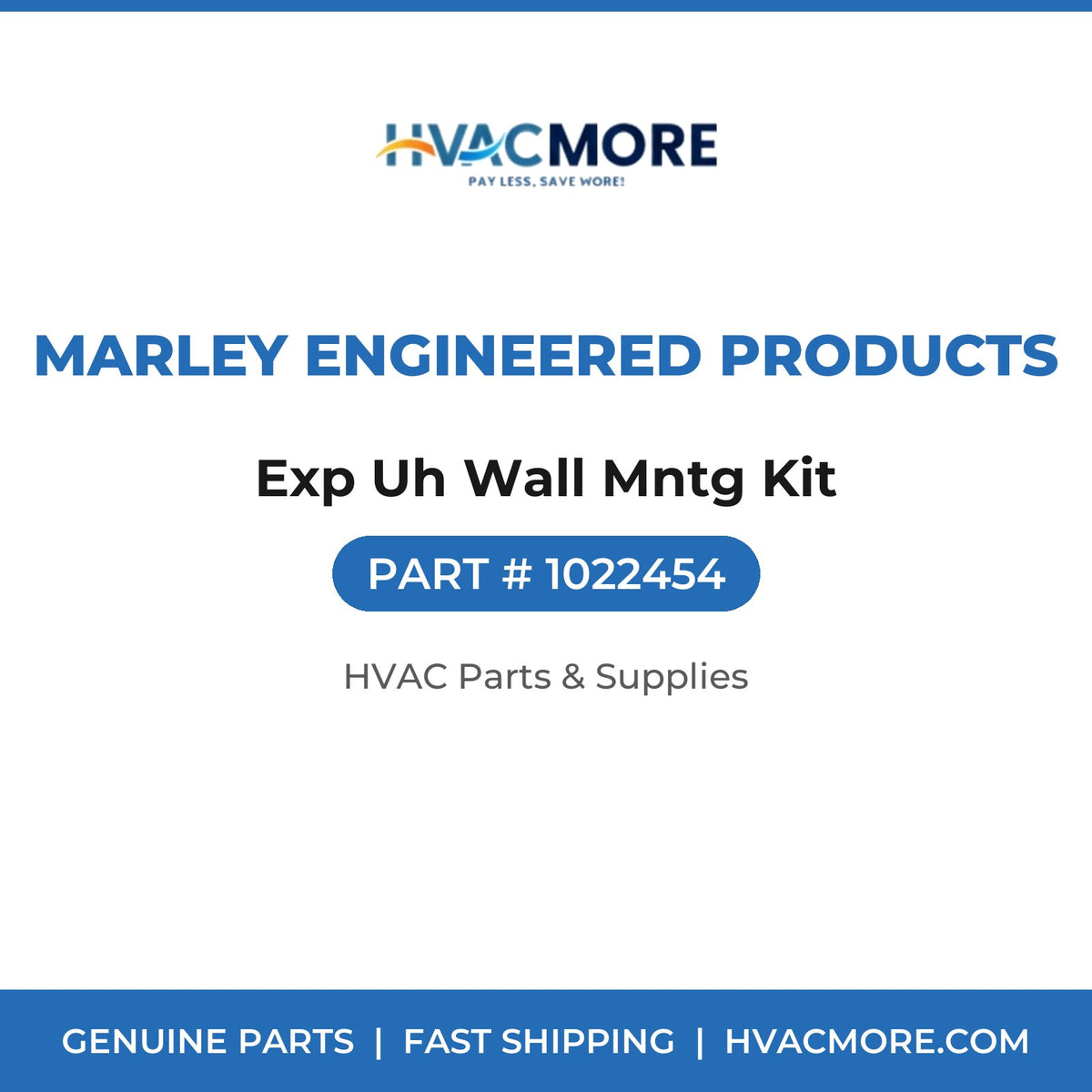 Marley Engineered Products Exp Uh Wall Mntg Kit 1022454