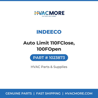 Indeeco Auto Limit 110FClose, 100FOpen 1023873
