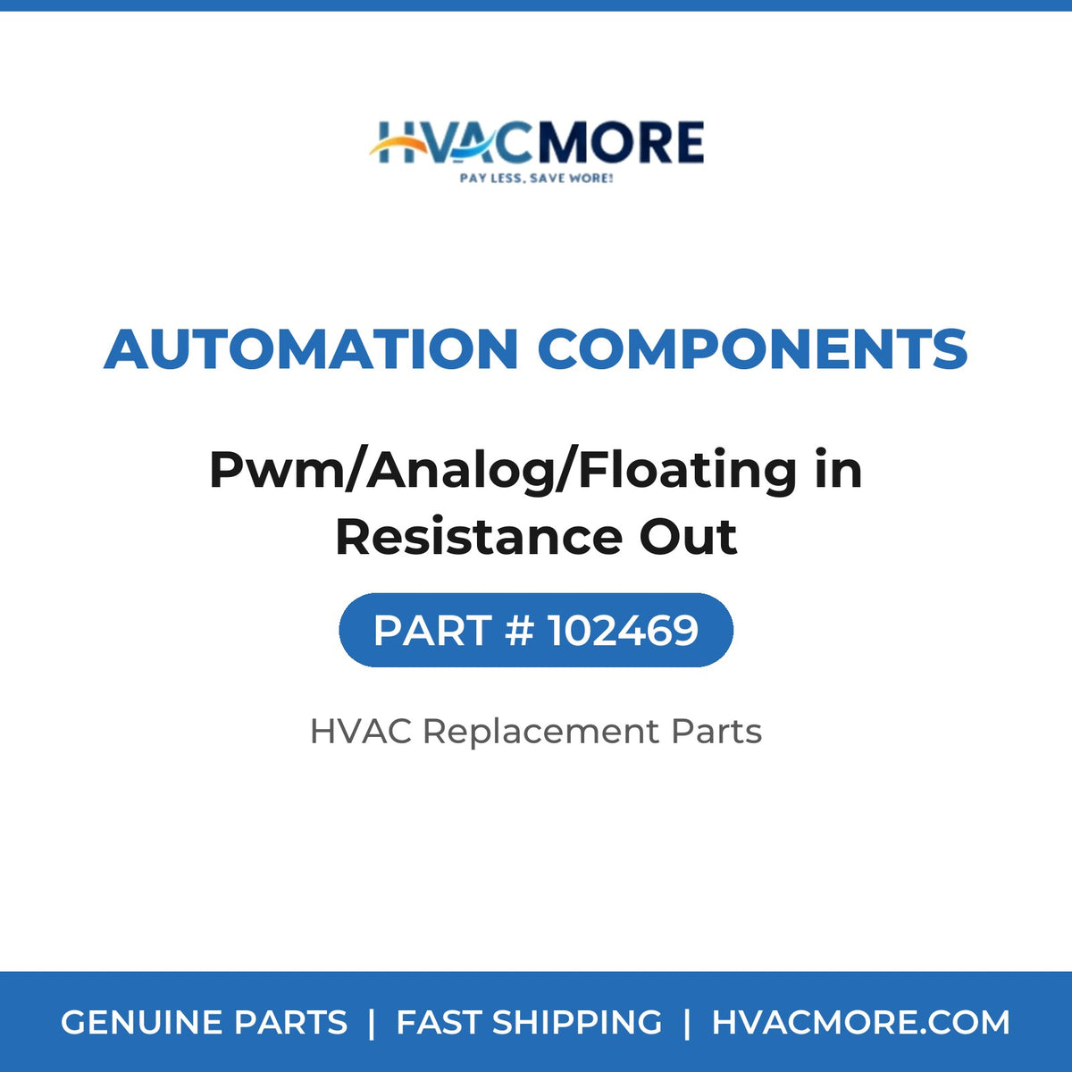 Automation Components Pwm/Analog/Floating in Resistance Out 102469