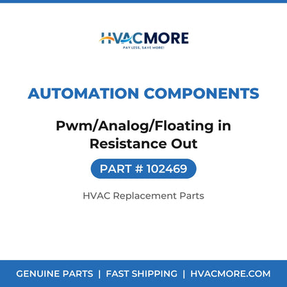 Automation Components Pwm/Analog/Floating in Resistance Out 102469
