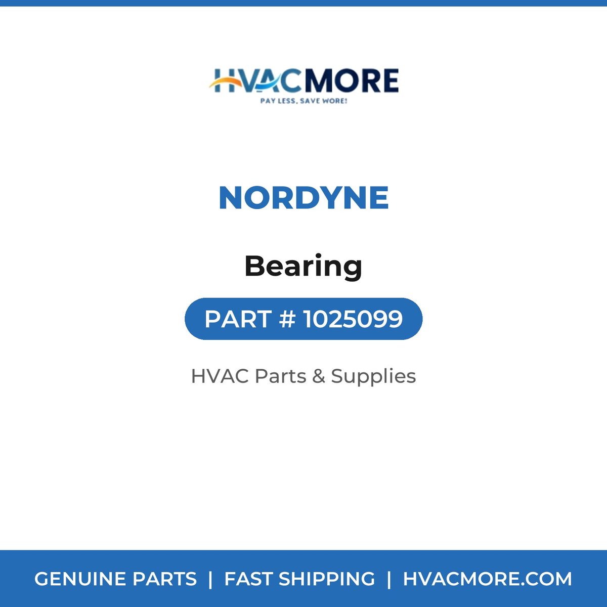 Nordyne Bearing 1025099
