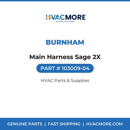 Burnham Main Harness Sage 2X 103009-04