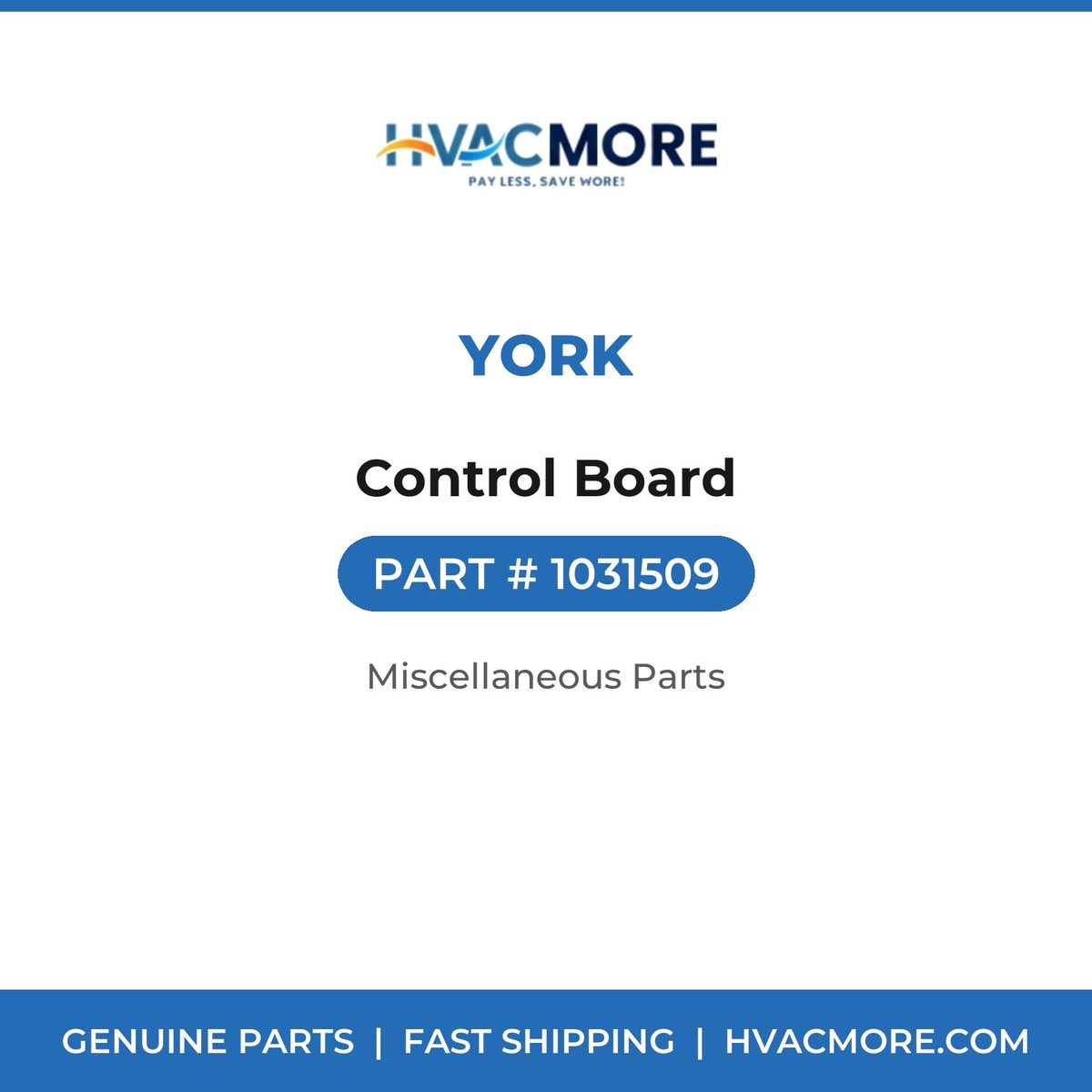York Control Board 1031509