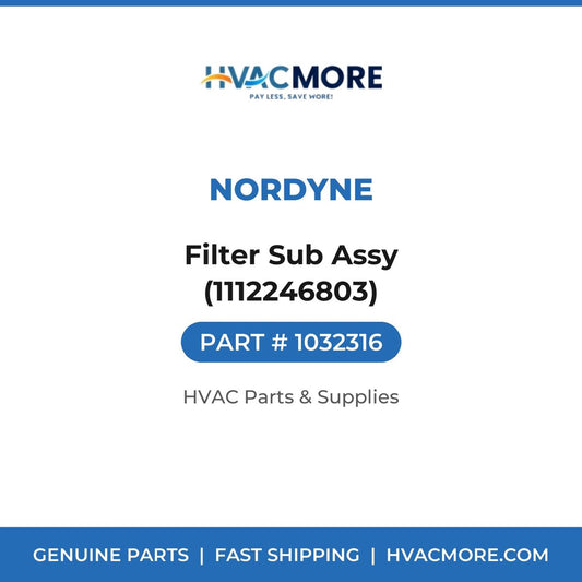 Nordyne Filter Sub Assy (1112246803) 1032316