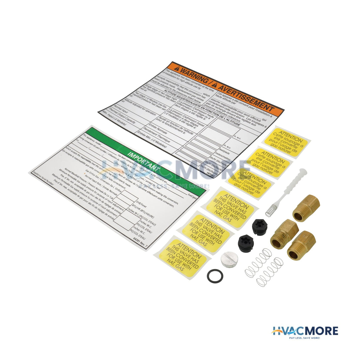 Reznor LP to NG Conversion Kit 1036546R