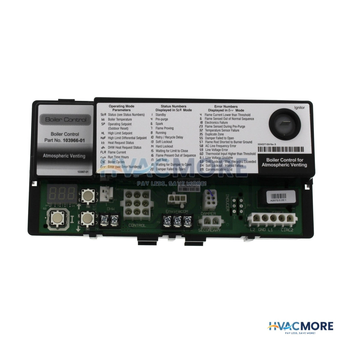 Burnham Control Board 103966-02