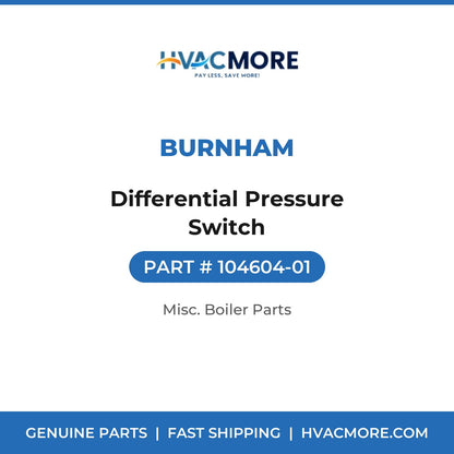 Burnham Differential Pressure Switch 104604-01