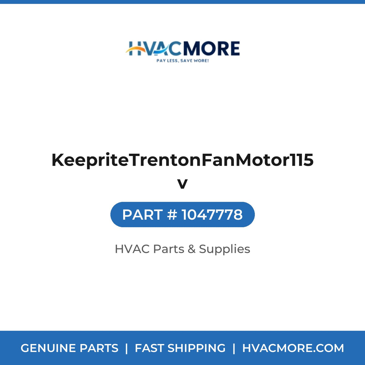 KeepriteTrentonFanMotor115v 1047778