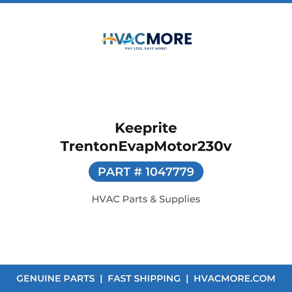 Keeprite TrentonEvapMotor230v 1047779