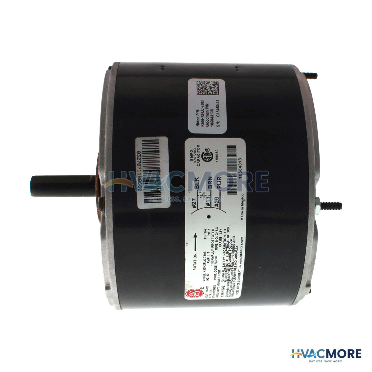 Goodman-Amana 1/4 HP 830 RPM Cond. Motor (230V) 10584313S