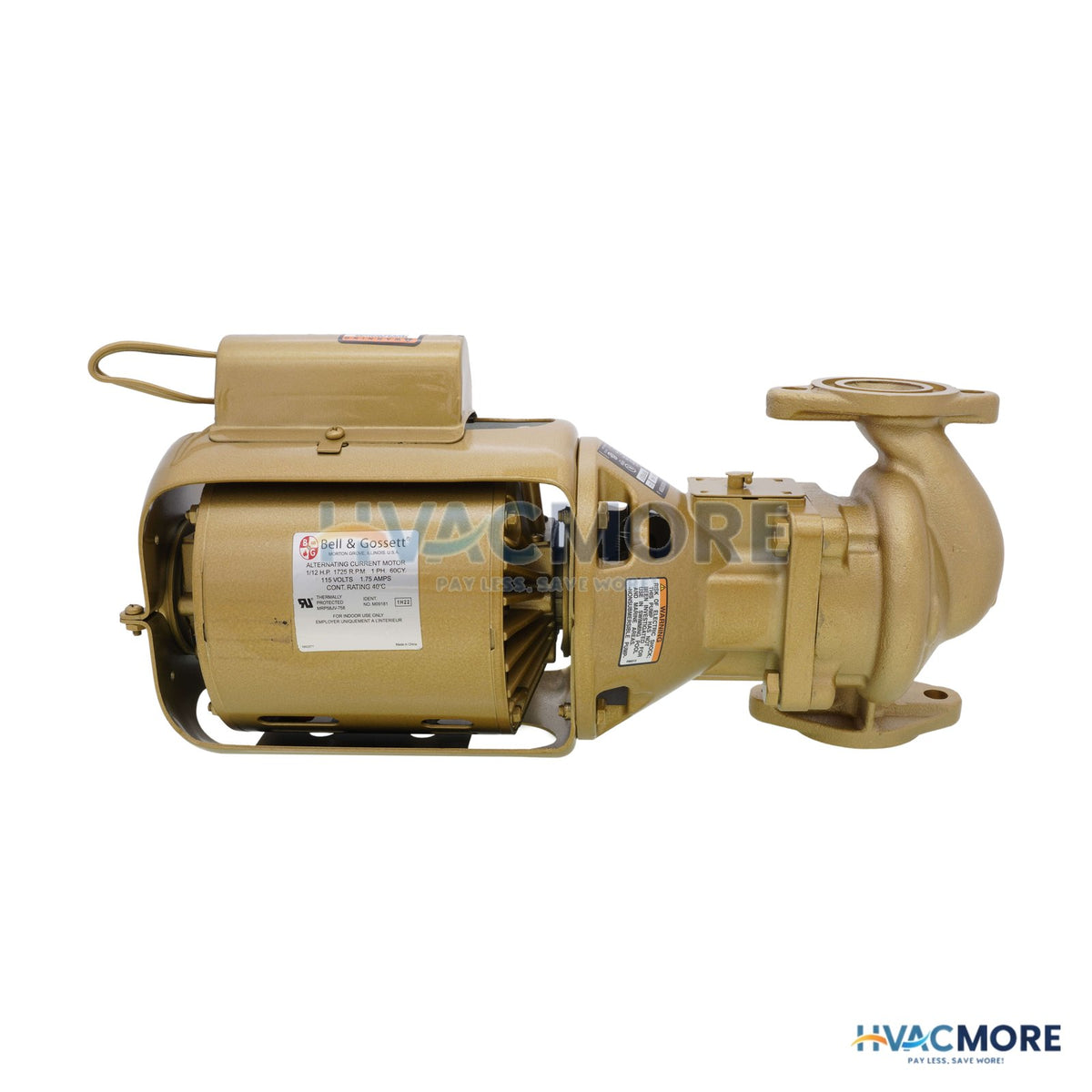 Bell & Gossett 1/12 HP, Series 100 AB Bronze Circulator Pump 106192LF