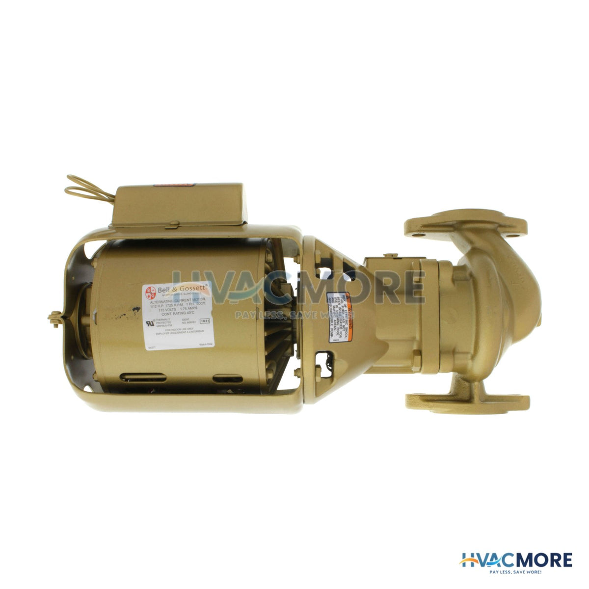 Bell & Gossett 1/12 HP, Series 100 Bronze BNFI Circulator Pump 106197LF