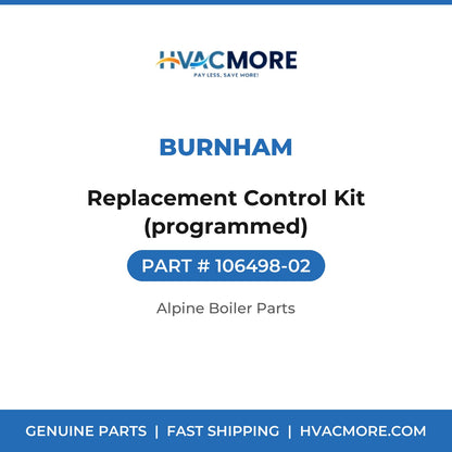 Burnham Replacement Control Kit (programmed) 106498-02