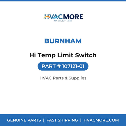 Burnham Hi Temp Limit Switch 107121-01
