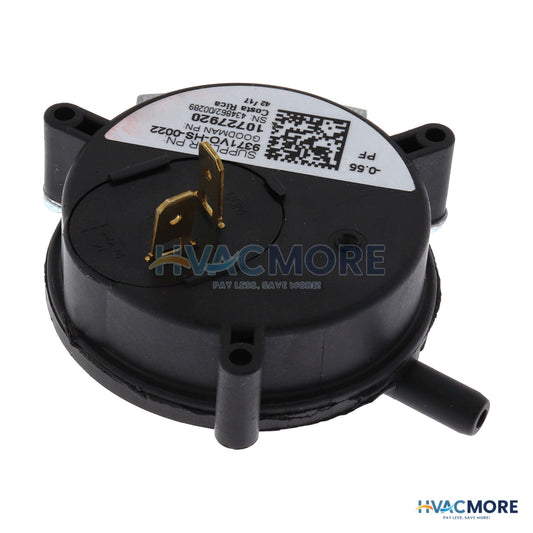 Goodman-Amana Air Pressure SWITCH<BR>(-.55" WC) 10727920