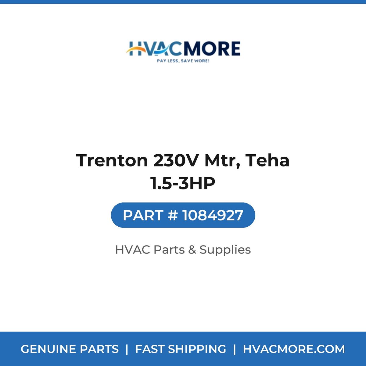 Trenton 230V Mtr, Teha 1.5-3HP 1084927
