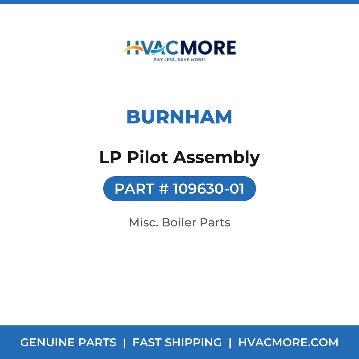 Burnham LP Pilot Assembly 109630-01