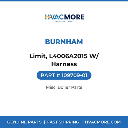 Burnham Limit, L4006A2015 W/ Harness 109709-01