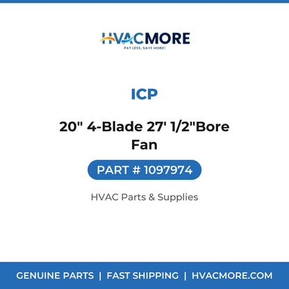 ICP 20" 4-Blade 27' 1/2"Bore Fan 1097974