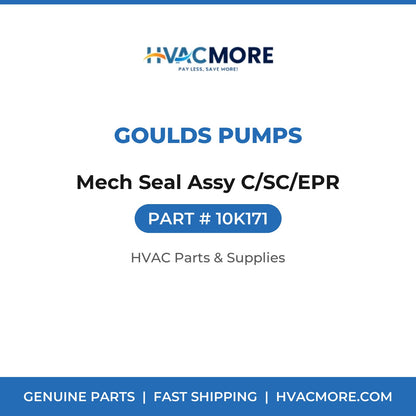 Goulds Pumps Mech Seal Assy C/SC/EPR 10K171