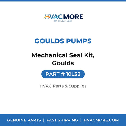 Goulds Pumps Mechanical Seal Kit, Goulds 10L38
