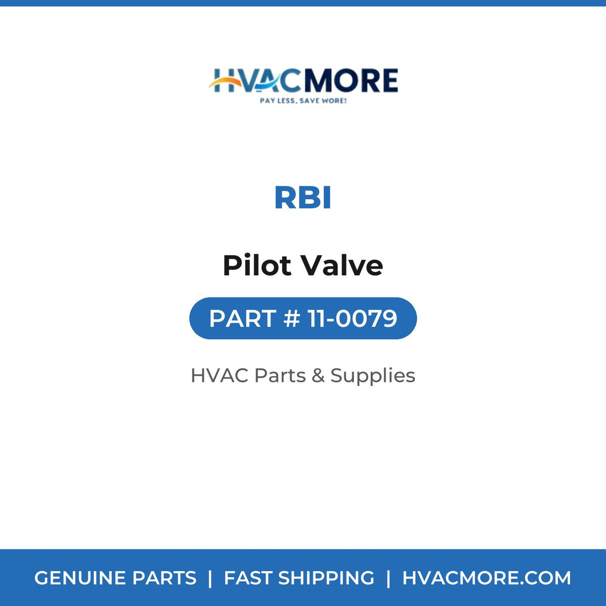 RBI Pilot Valve 11-0079