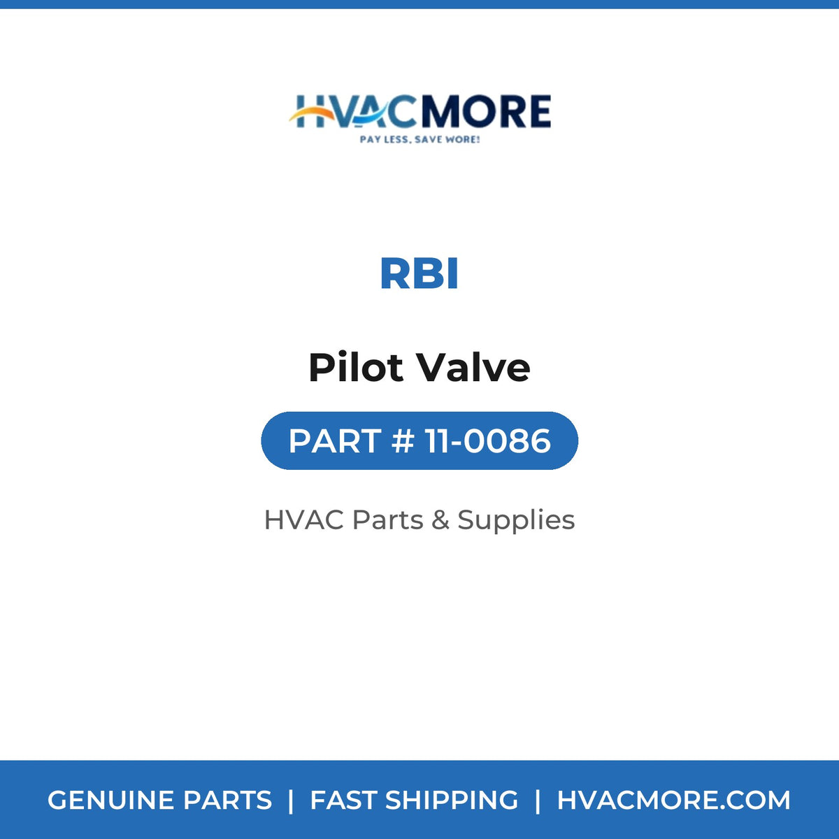RBI Pilot Valve 11-0086