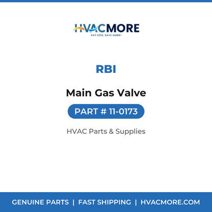 RBI Main Gas Valve 11-0173